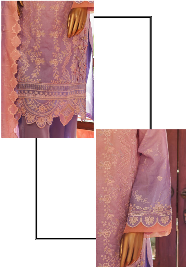 Embroidered Luxury Series 3 Piece