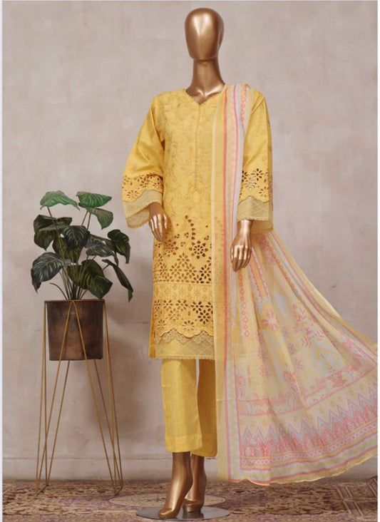 Festive Chicken Kari 3 Piece Stitched Lawn Suit