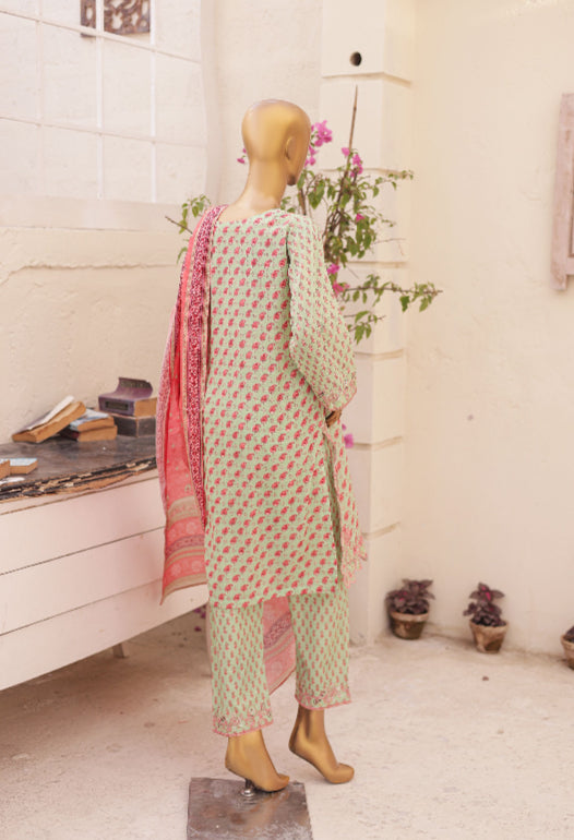 Oswah Printed Lawn 3 Piece Stitched